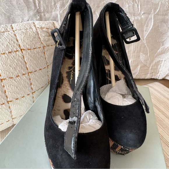 Jessica Simpson Carly Wedges Size 7.5 - Picture 5 of 6